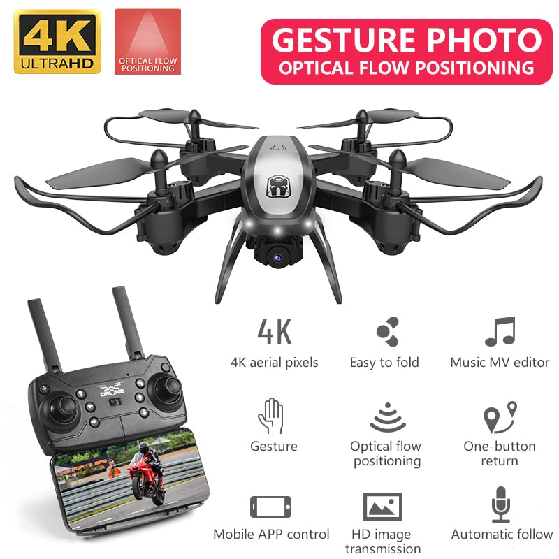 RC Drone WiFi FPV Camera 4K Dual Drone