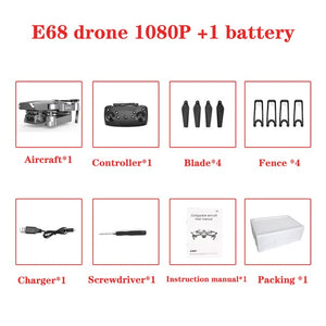 2020 NEW E68 Drone