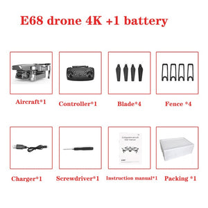 2020 NEW E68 Drone