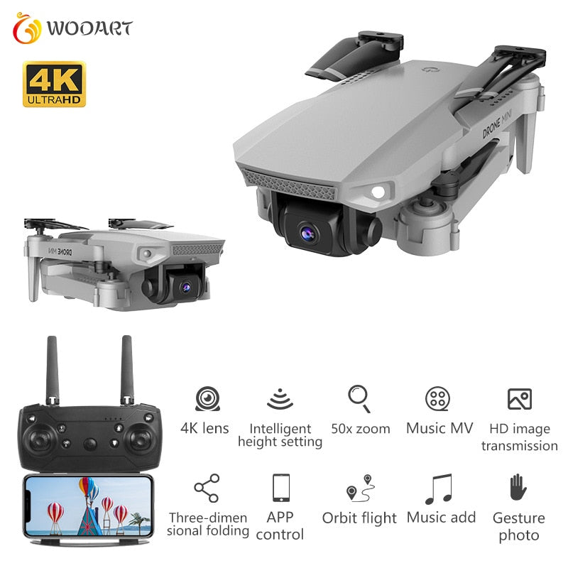 E88 Mini Drone With Fixed Height 4k Wide